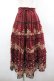 画像1: axes femme / ドット×薔薇スカート M ワイン I-26-03-02-085-AX-SK-TE-ZI (1)