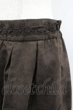 画像3: axes femme / スカラップミニスカート M ブラウン I-26-03-02-086-AX-SK-SA-ZI