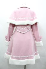 画像2: BABY,THE STARS SHINE BRIGHT / ハートミルキーコート（2024年）  ピンクＸ白 I-26-03-02-094-BA-CO-SA-ZTC013 (2)