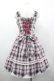 画像2: BABY,THE STARS SHINE BRIGHT / 裾スカラップタータンチェックジャンパースカート  ピンクＸチェック I-26-03-02-095-BA-OP-SA-ZI (2)