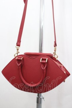 画像3: Maison de FLEUR / リップモチーフバッグ  赤 I-26-03-02-098-LO-BG-SA-ZI