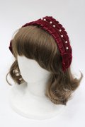 FLC / ホシナ*ヘッドドレス  ボルドー I-26-03-02-104-LO-AC-SA-ZI