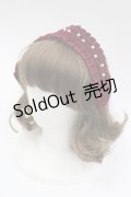 FLC / ホシナ*ヘッドドレス  ボルドー I-26-03-02-104-LO-AC-SA-ZI