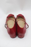 画像3: Fi.n.t / ストラップ付きリボンバレエシューズ L 赤 I-26-03-02-124-CA-SH-SA-ZI (3)