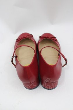 画像3: Fi.n.t / ストラップ付きリボンバレエシューズ L 赤 I-26-03-02-124-CA-SH-SA-ZI