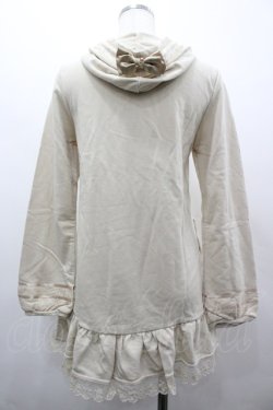 画像2: axes femme / レース切替パーカー  オフ I-26-03-02-012-AX-TO-TE-ZI