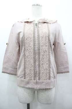 画像1: axes femme / フード付シャツブルゾン M アワピンク I-26-03-02-021-AX-JA-SA-ZI