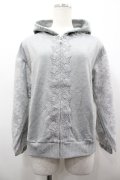 axes femme / ボリュームレース袖パーカー M グレー I-26-03-02-027-AX-TO-SA-ZI