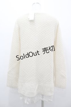 画像2: axes femme / 手刺繍入ガーデンカーディガン M キナリ I-26-03-02-028-AX-TO-SA-ZI