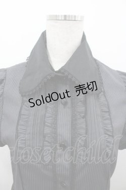 画像2: BPN / エプロン付きシャツワンピース M グレー×ブルー I-26-03-04-037-GO-OP-TE-ZI