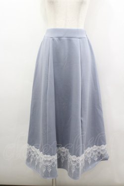 画像1: axes femme / ダンボールニットスカート F サックス I-26-03-04-040-AX-TO-TE-ZI