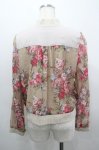 画像3: axes femme POETIQUE / 大花柄シャツブルゾン M ベージュ I-26-03-04-050-AX-TO-TE-ZI (3)