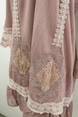 画像2: axes femme / ダイヤレースカーデ M ピンク I-26-03-04-059-AX-TO-TE-ZI