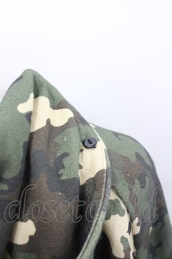 画像4: REFLEM / ファー付き総柄ジップパーカー  カーキ I-26-03-04-006-PU-TO-SA-ZI