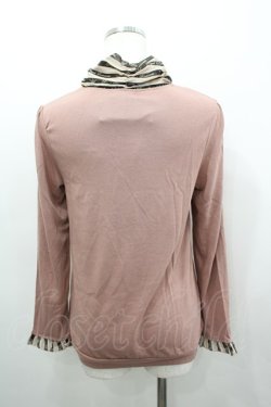 画像2: axes femme / レジメ柄ボータイPO M アワピンク I-26-03-04-062-AX-TO-TE-ZI