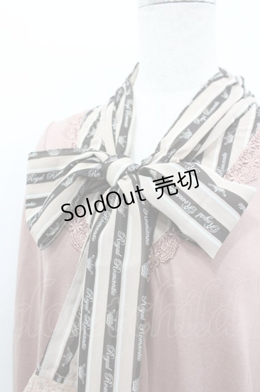 画像3: axes femme / レジメ柄ボータイPO M アワピンク I-26-03-04-062-AX-TO-TE-ZI (3)