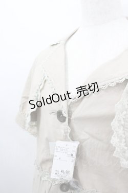 画像2: axes femme / レースMiXワークジャケット M ベージュ I-26-03-04-063-AX-TO-TE-ZI