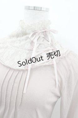 画像2: axes femme / レーシーネックインナーカットソー M ピンク I-26-03-04-066-AX-TO-TE-ZI