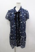 axes femme / メロディーメルヘンチュニック M 紺 I-26-03-04-082-AX-OP-TE-ZI