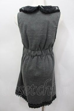 画像3: axes femme / ファーｘツイードレトロワンピース M 黒 I-26-03-04-085-AX-OP-TE-ZI