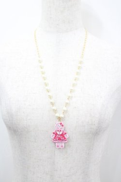 画像1: BABY,THE STARS SHINE BRIGHT / Babyジンジャークッキーネックレス  ピンクＸゴールド I-26-03-04-095-BA-AC-SA-ZI