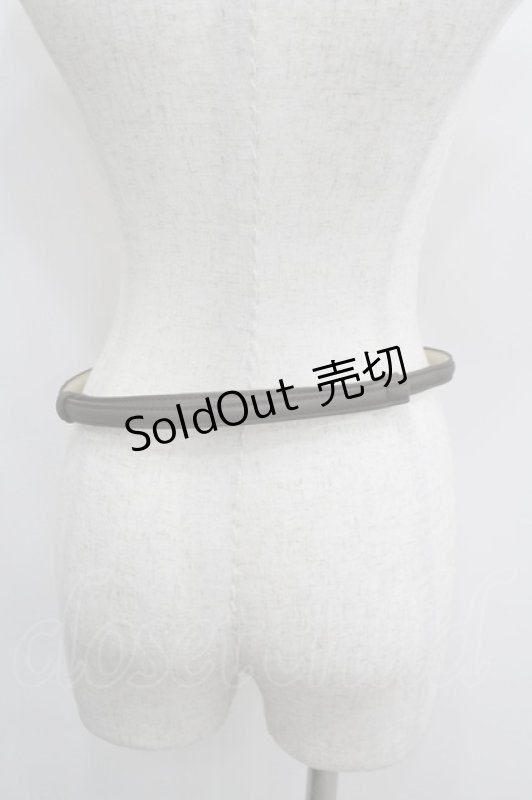 画像3: axes femme / バラモチーフ細ベルト  ブラウン I-26-03-04-097-AX-SK-SA-ZI (3)