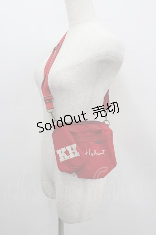 画像1: Karl Helmut / ロゴミニショルダーバッグ  赤 I-26-03-04-098-EL-BG-SA-ZI (1)