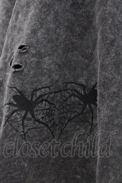 画像3: REFLEM / 吹き付けペイントフェイクレイヤードダメージスウェットトレーナー  グレー I-26-03-04-010-PU-TO-TE-ZI