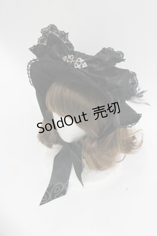 画像1: ALICE and the PIRATES / 薔薇の淑女キャノティエ  黒 I-26-03-04-104-PA-AC-SA-ZI (1)