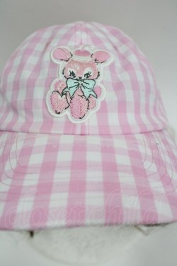 画像2: Chalmiere / illustrator MAKI × Chalmiere/ファンシードールキャップ  ピンク I-26-03-04-105-0-AC-TE-ZI