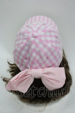 画像3: Chalmiere / illustrator MAKI × Chalmiere/ファンシードールキャップ  ピンク I-26-03-04-105-0-AC-TE-ZI