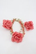 LIZ LISA / 薔薇2連ブレスレット  ピンク I-26-03-04-111-LO-AC-TE-ZI