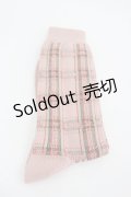 Karl Helmut / チェックソックス  ピンクチェック I-26-03-04-119-EL-ZA-SA-ZI