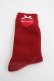 画像1: PINK HOUSE / ロゴ入りハートモチーフソックス  赤 I-26-03-04-121-LO-ZA-TE-ZI (1)