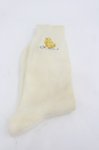 画像1: Karl Helmut / ヒヨコ刺繍ソックス  アイボリー I-26-03-04-122-EL-ZA-SA-ZI (1)