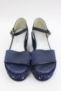 axes femme POETIQUE / 星座刺繍サンダル M ネイビー I-26-03-04-125-AX-SH-TE-ZI