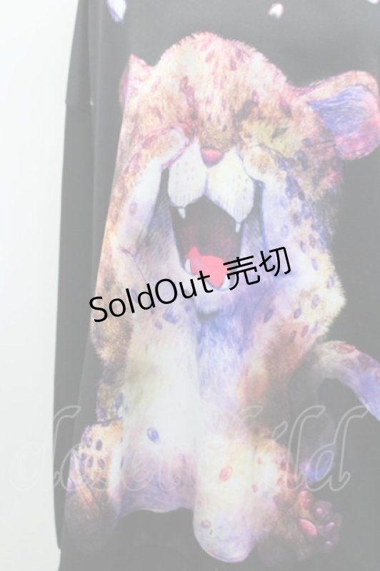 画像2: anko ROCK / トラプリントプルオーバーパーカー F 黒 I-26-03-04-012-PU-TO-TE-ZI (2)