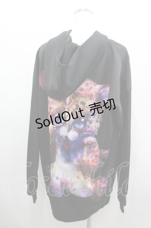 画像3: anko ROCK / トラプリントプルオーバーパーカー F 黒 I-26-03-04-012-PU-TO-TE-ZI (3)