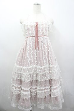 画像1: Angelic Pretty / Fairy Tulleジャンパースカート  ピンクＸ白 I-26-03-04-018-AP-OP-SA-ZI