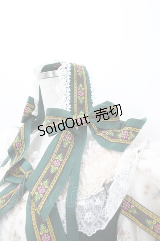 画像2: BABY,THE STARS SHINE BRIGHT / Mazrka〜乙女なJolie fleur〜ワンピースドレス・ヘッドドレスSet  グリーン I-26-03-04-019-BA-OP-SA-ZI (2)