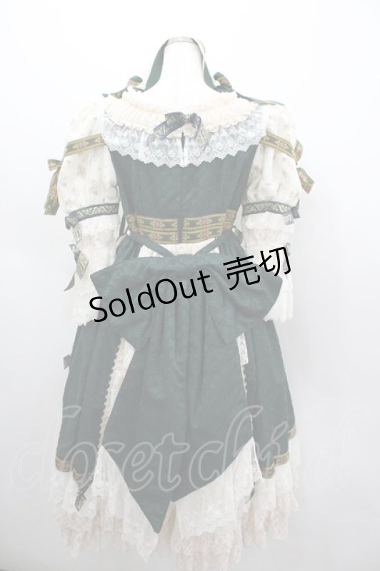 画像3: BABY,THE STARS SHINE BRIGHT / Mazrka〜乙女なJolie fleur〜ワンピースドレス・ヘッドドレスSet  グリーン I-26-03-04-019-BA-OP-SA-ZI (3)