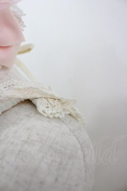 画像4: BABY,THE STARS SHINE BRIGHT / ベビードールジャンパースカート＆プリンセスドロップヘッドドレス  生成りＸピンク I-26-03-04-020-BA-OP-SA-ZI