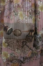 画像2: ALICE and the PIRATES / Victorian tear bottle柄ジャンパースカートI  ピンク I-26-03-04-022-PA-OP-SA-ZY (2)