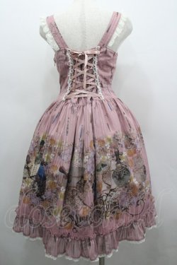 画像3: ALICE and the PIRATES / Victorian tear bottle柄ジャンパースカートI  ピンク I-26-03-04-022-PA-OP-SA-ZI