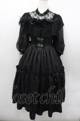 ALICE and the PIRATES / 薔薇の淑女ワンピース  黒 I-26-03-04-025-PA-OP-SA-ZI