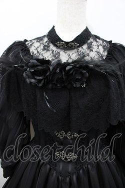 画像2: ALICE and the PIRATES / 薔薇の淑女ワンピース  黒 I-26-03-04-025-PA-OP-SA-ZI