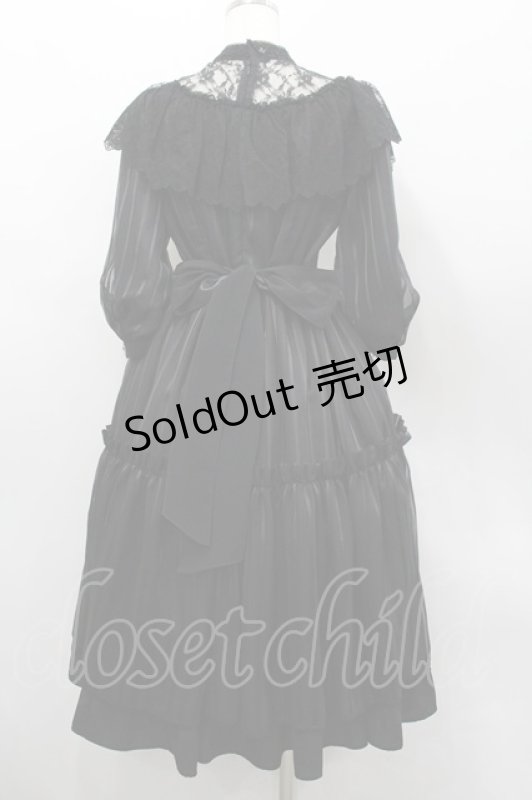 画像3: ALICE and the PIRATES / 薔薇の淑女ワンピース  黒 I-26-03-04-025-PA-OP-SA-ZI (3)