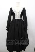 Innocent World / キャトリーヌ（長袖）ワンピース M 黒 I-26-03-04-029-IW-OP-TE-ZI