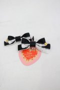 BABY,THE STARS SHINE BRIGHT / Le sucre petillantミニリボンクリップ  黒Ｘ白 I-26-03-05-048-BA-ZA-SA-ZI