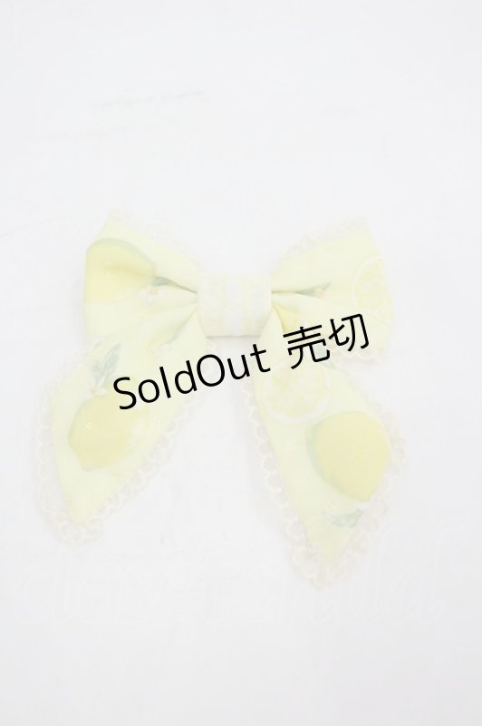 画像1: Angelic Pretty / Fruity Lemonリボンクリップ  イエロー I-26-03-05-050-AP-AC-SA-ZI (1)